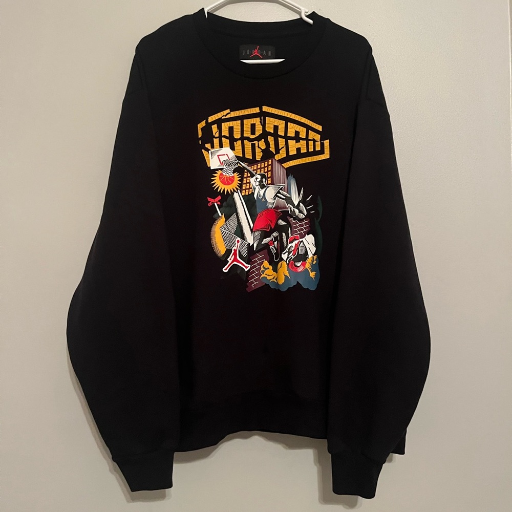 Jordan Big Logo Crewneck Sweatshirt Large